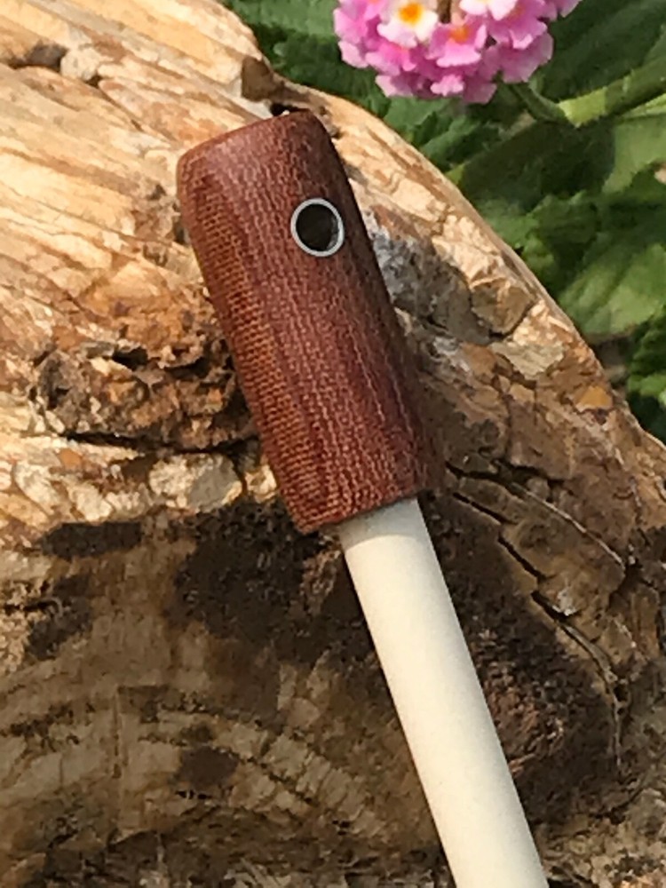 Natural Micarta 3/8" Ceramic Field Sharpener