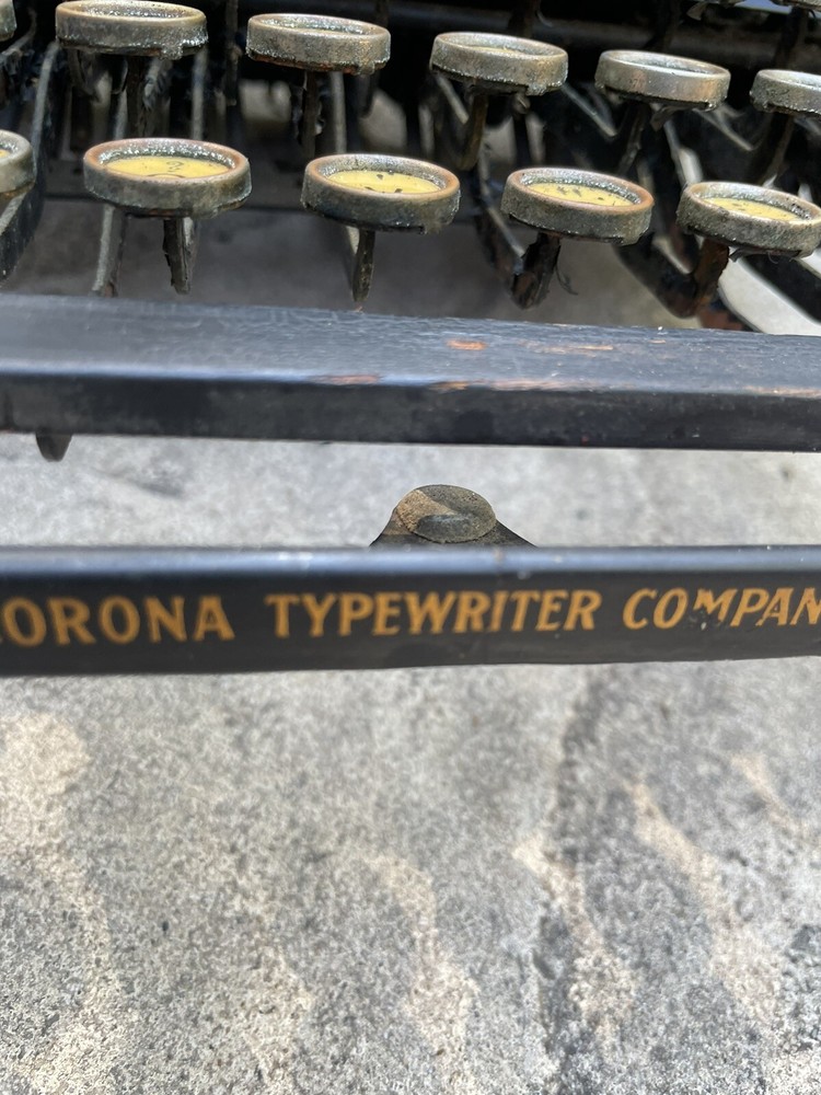 Corona No 3 Special Folding Model Typewriter Ca. 1911