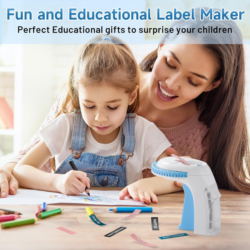 Phomemo Embossing Label Maker with 5 Label Tapes | Organizer Xpress, Pro Lab