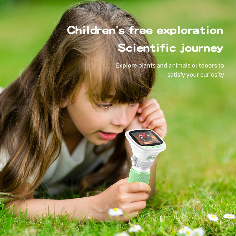 1000X Handheld Digital Microscopes 2.4" IPS Screen HD Portable Microscope Camera