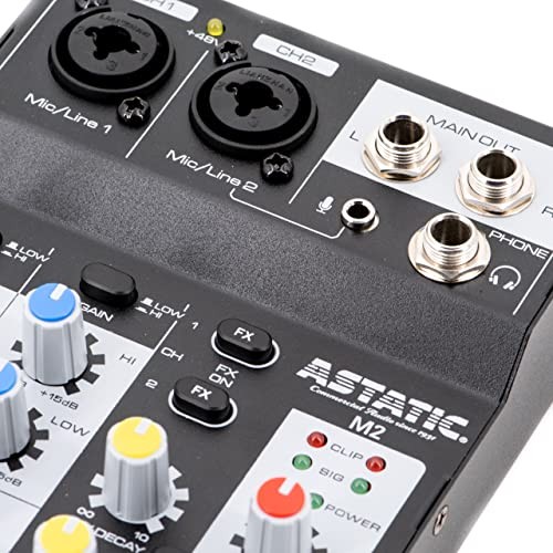 Astatic with USB Interface M2 2-Channel Mixer