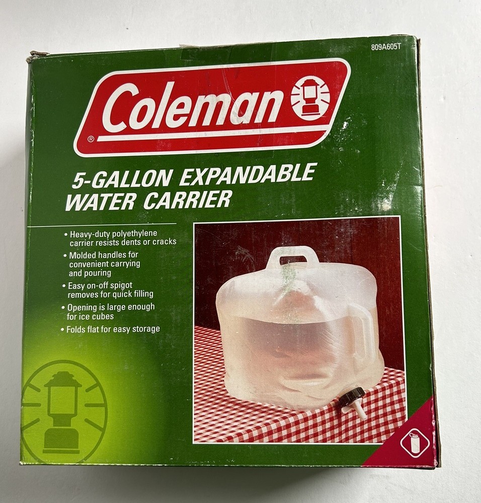 Coleman 5Gallon Expandable Water Carrier