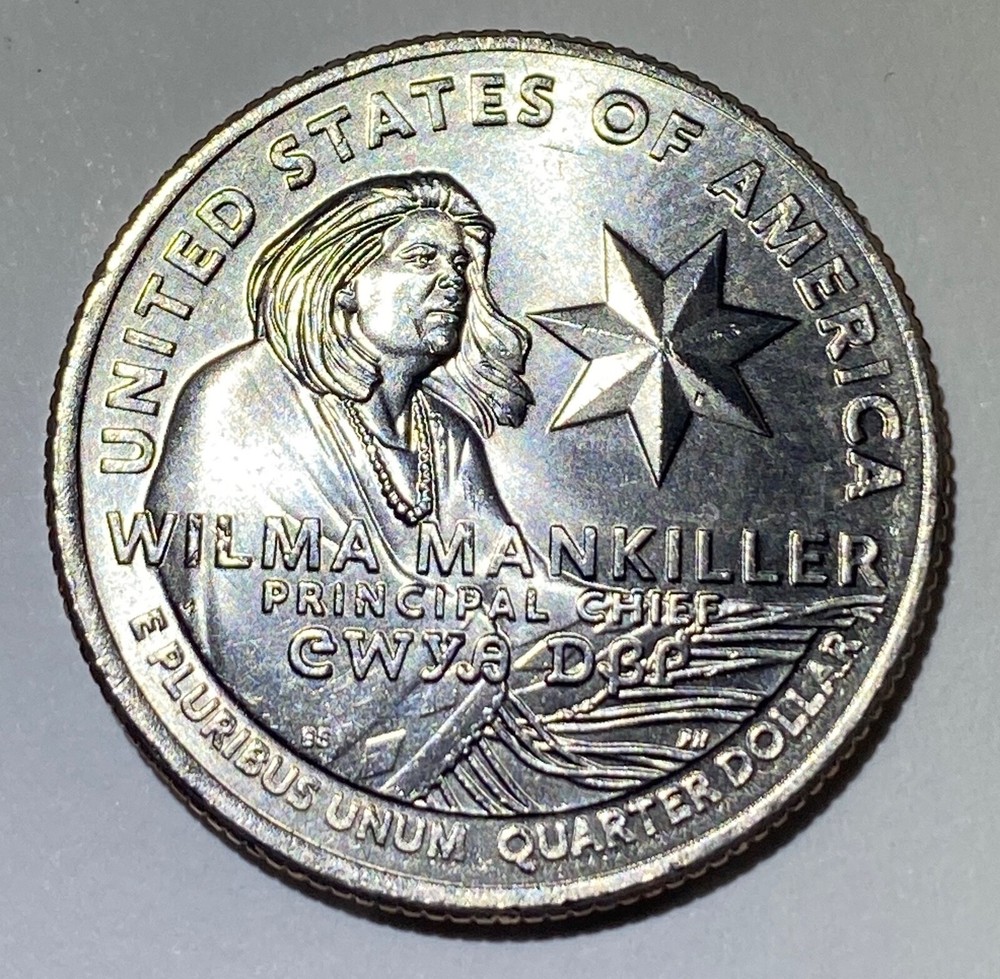 SPITTING WASHINGTON🏧+ERRORS➡️DESC - 2022 Wilma Mankiller Quarter