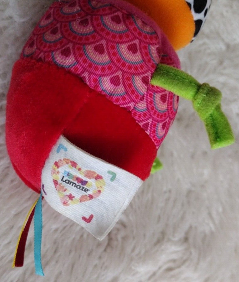 Lamaze Mix Match Caterpillar Soft Baby Toy Hook & Loop Sensory Activity Sorting