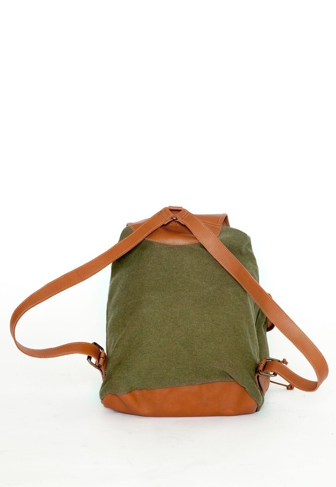 Field BackPack In Hunter Green Canvas New!!