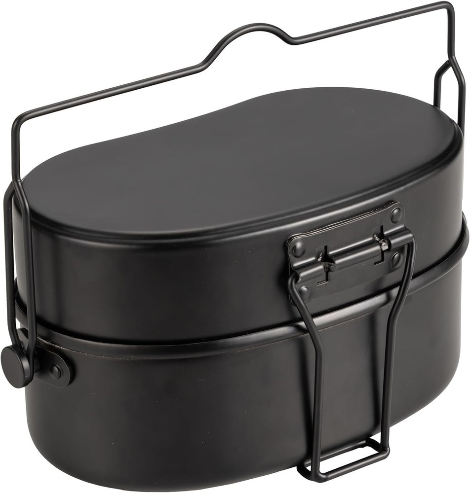 Camping Cookware Mess Kit 1.1L Black