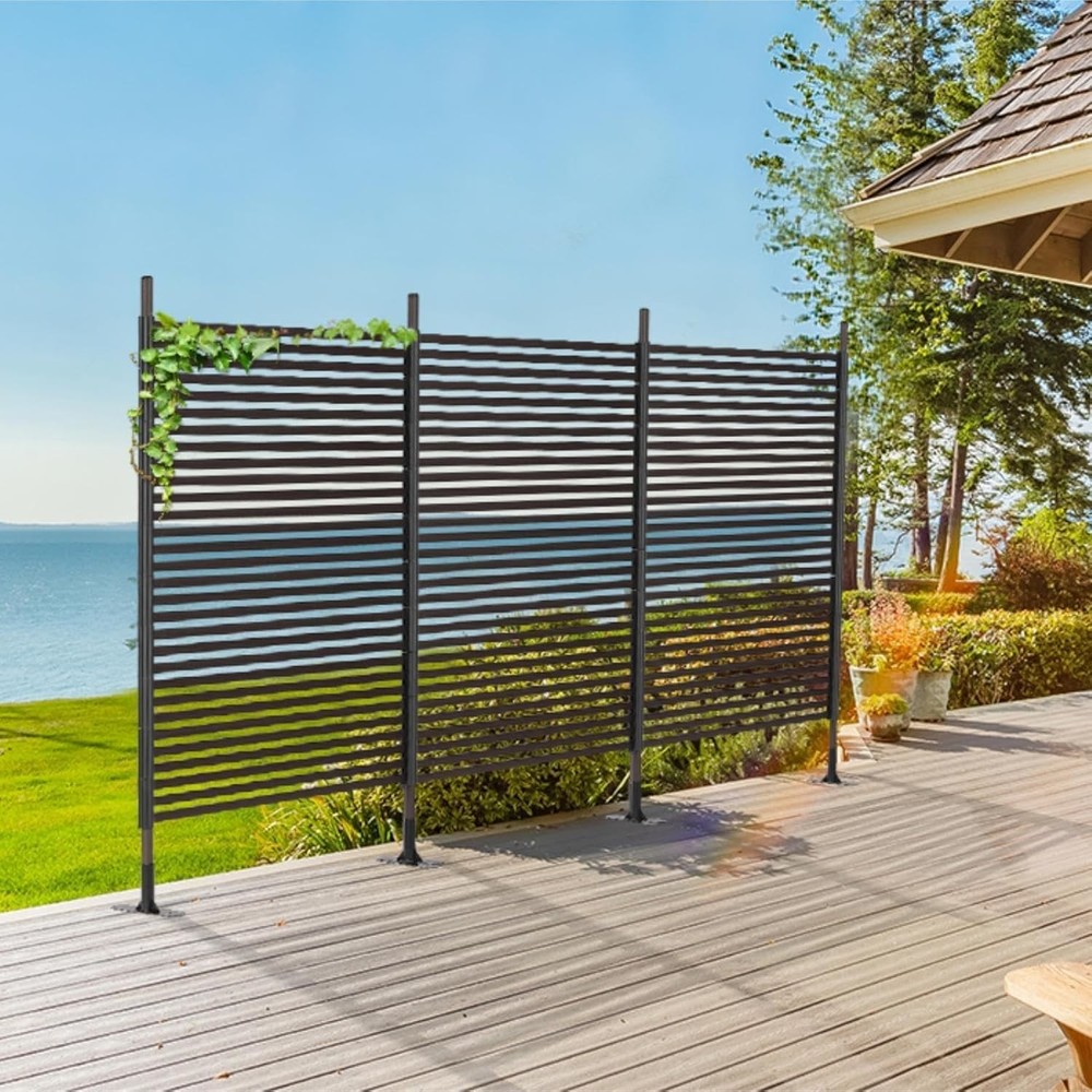 Privacy Screen Metal Fence Panel