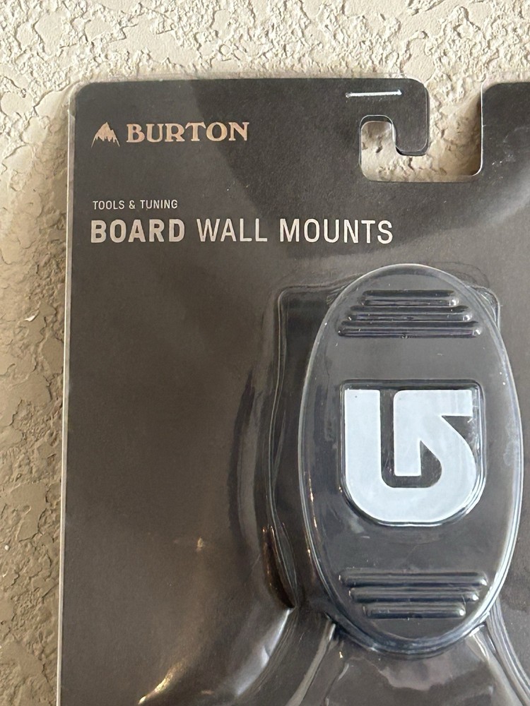Brand New! BURTON Snowboard WALL MOUNTS (Includes Hardware)