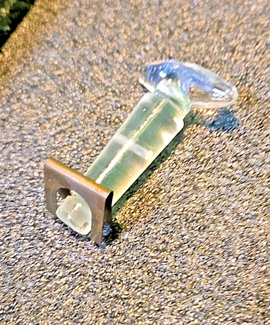 Corning Pyrex Glass Taper Stopper #2 w/clip | CHIP
