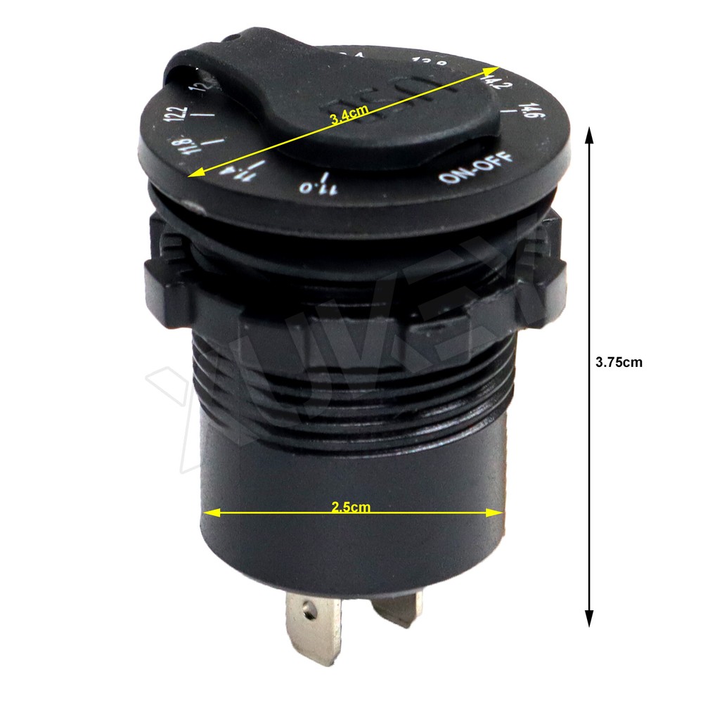 12V-24V Dual USB 2 Port QC3.0 Car Boat Charger Socket Voltagle Panel Voltmeter