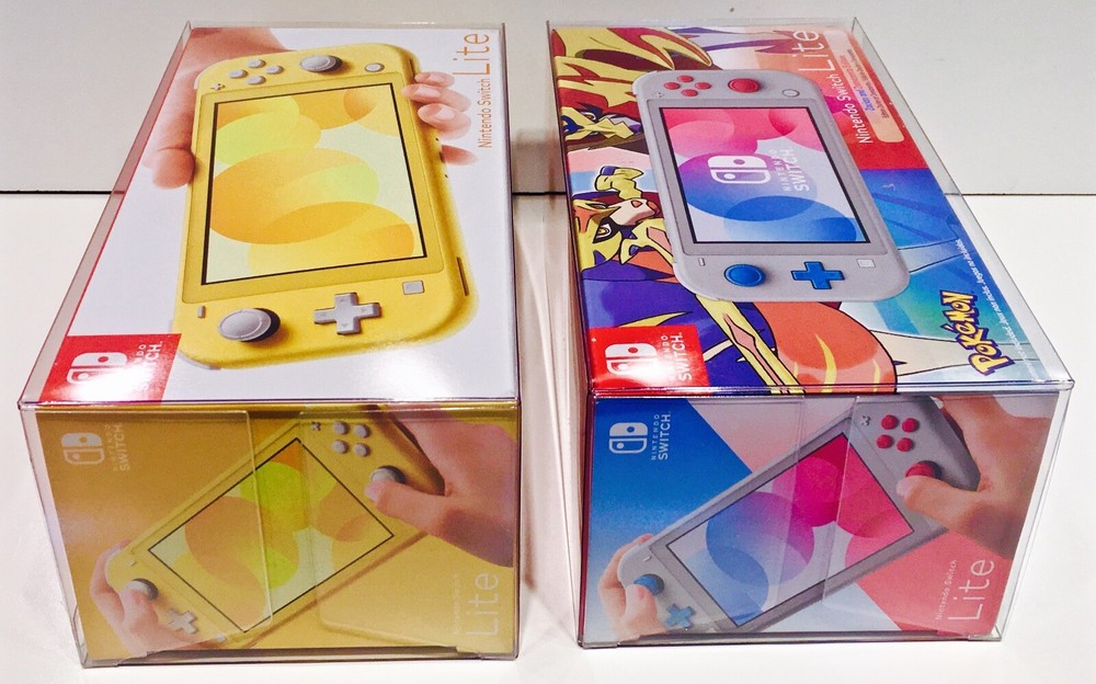 1 Box Protector For NINTENDO SWITCH LITE Console Boxes! Fits Pokemon and others!