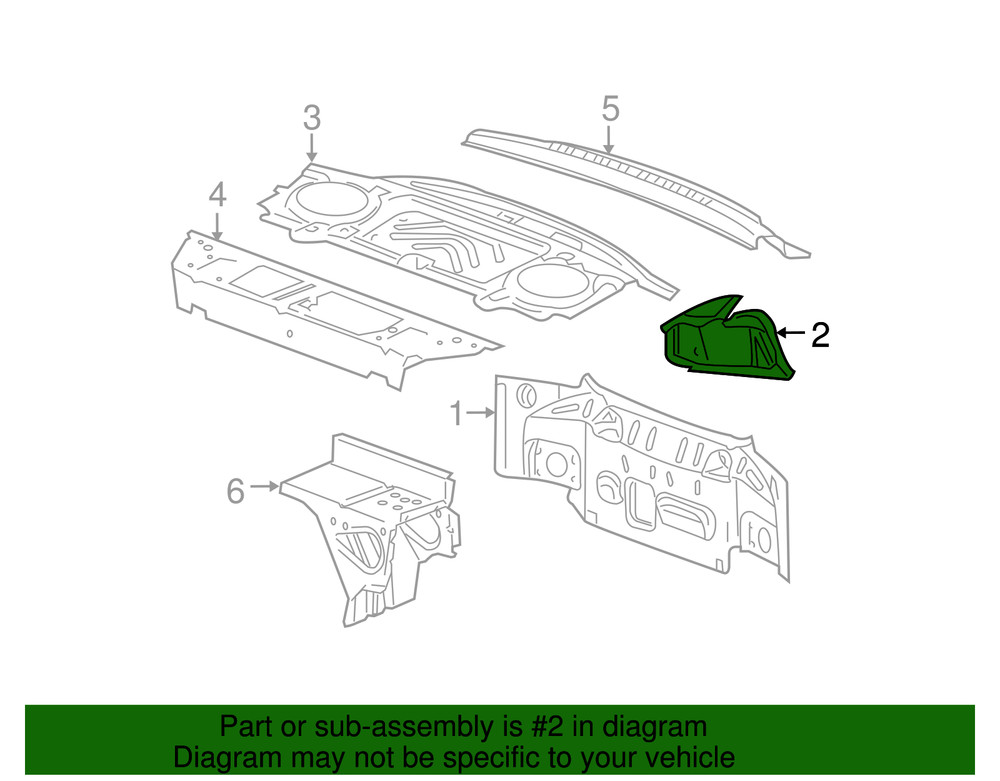 Genuine GM Tail Lamp Pocket 15254610