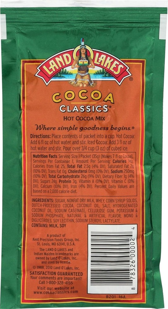 Cocoa Mix, Classic Mint, 35 grams