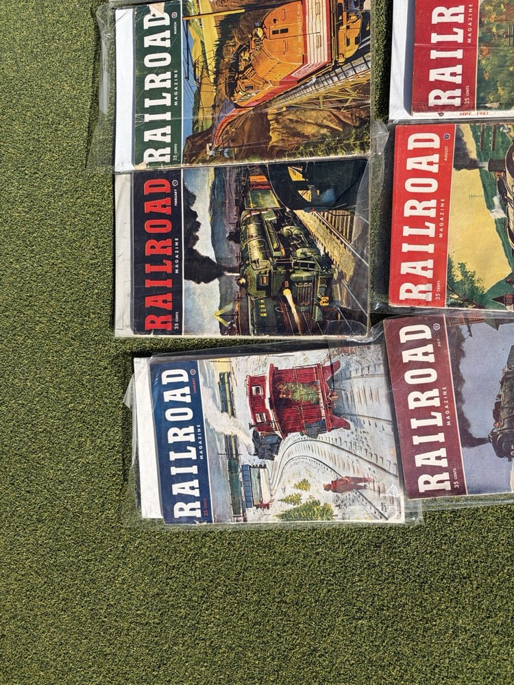 Railroad Magazines 1951 Full Set