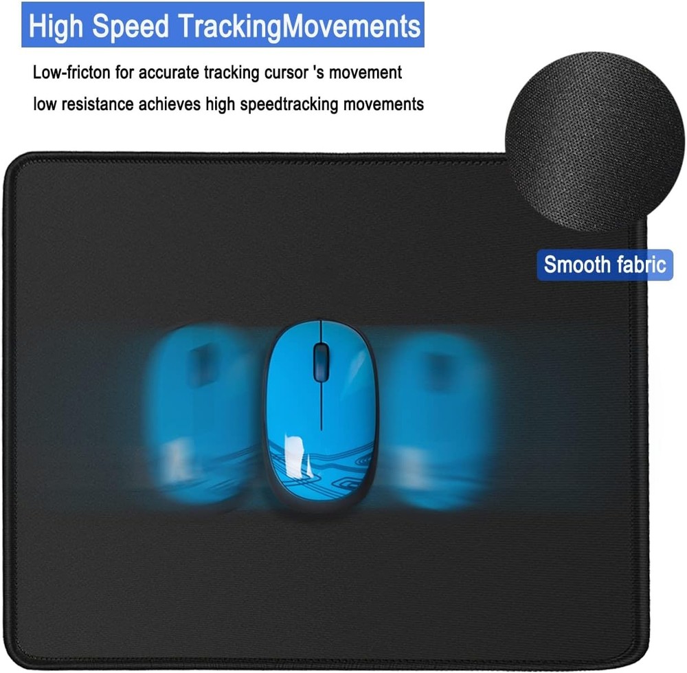 Large Gaming Mouse Pad Waterproof with Double Stitched Edges