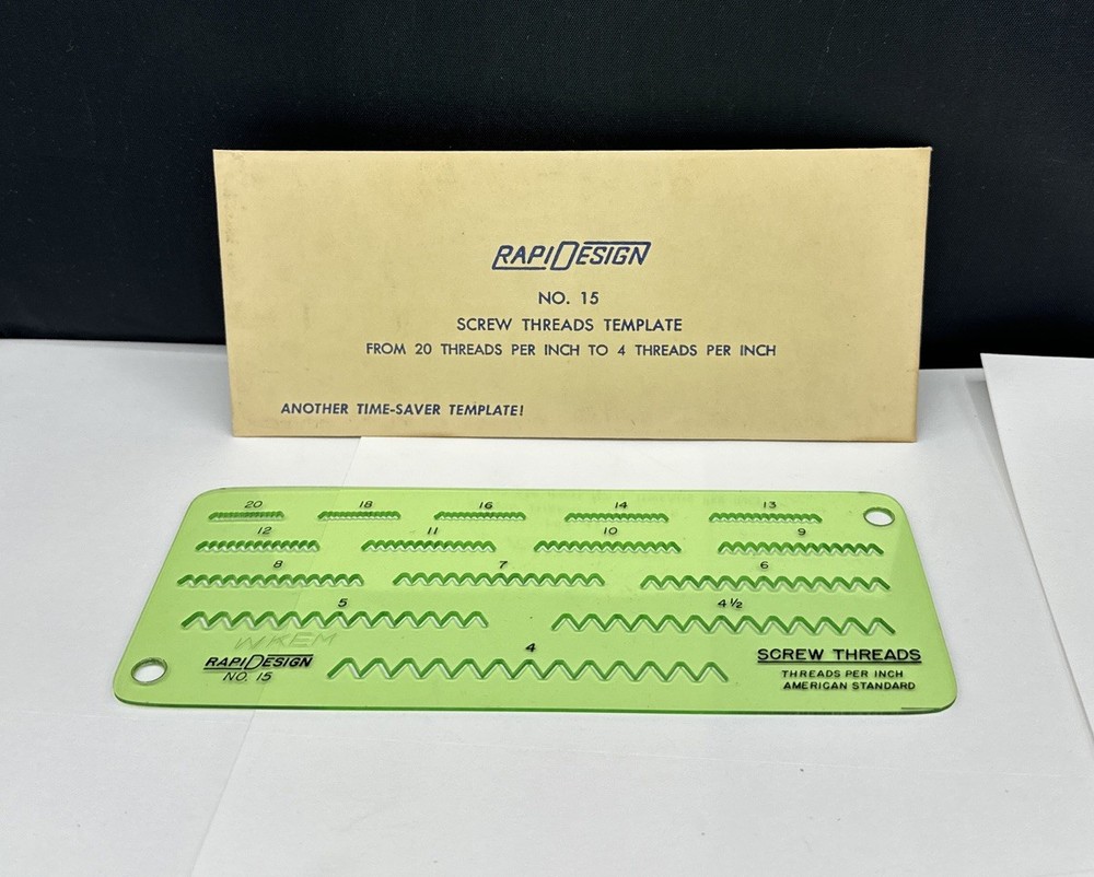 Vtg 6 Piece Engineering & Drafting Tools - Slide Rules, Stencils, Come See!!!