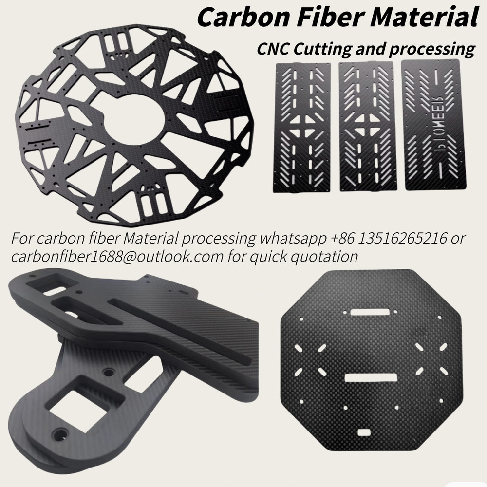 Carbon Fiber Plate Customized CNC Cutting Carbon Fiber sheet Processing Service