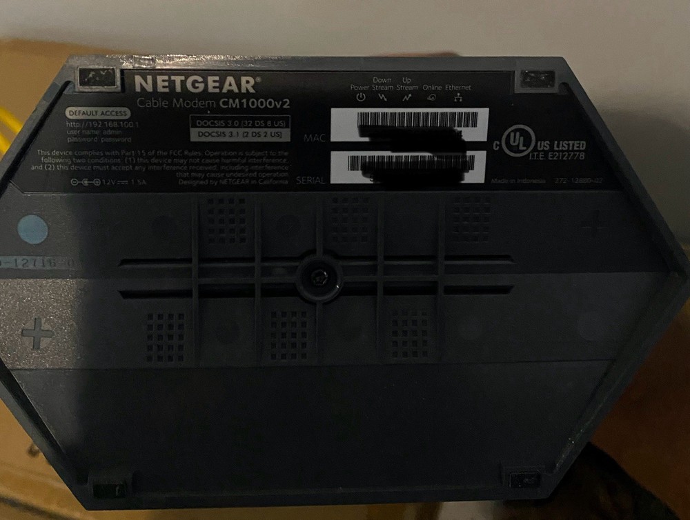 NETGEAR - Nighthawk DOCSIS 3.1 Cable Modem - Black