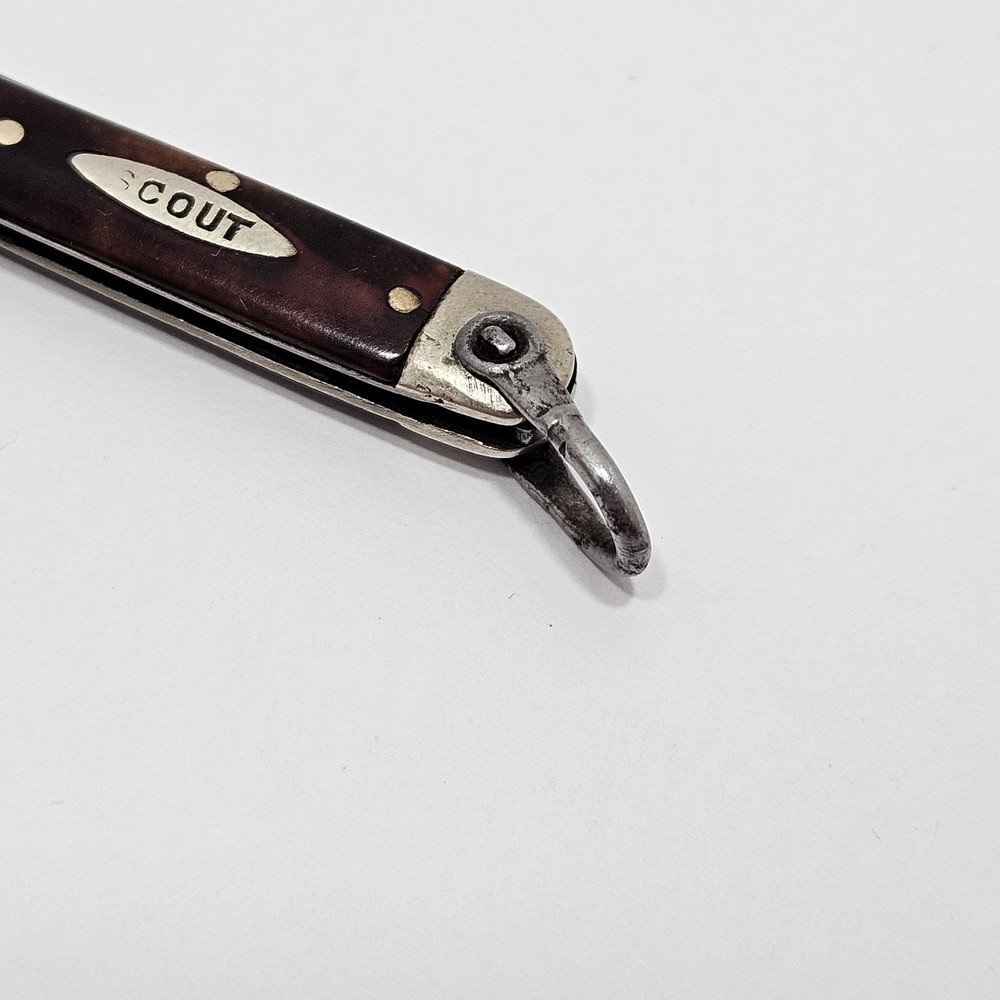 Mini Scout Foldable Pocket Knife Rare (Needs Sharpening And Rust Removed)