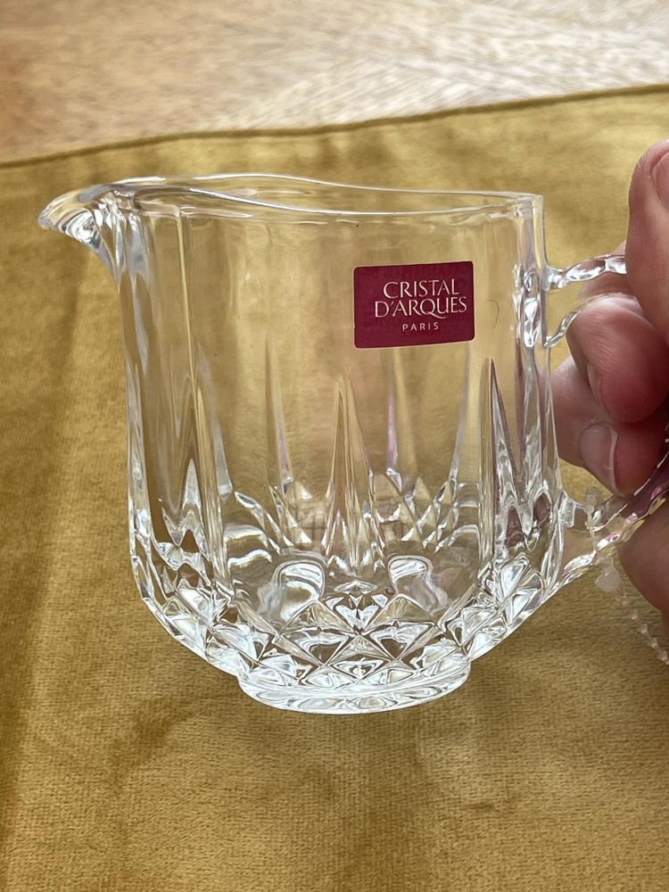 Cristal d'Arques Paris Clear Glass Creamer