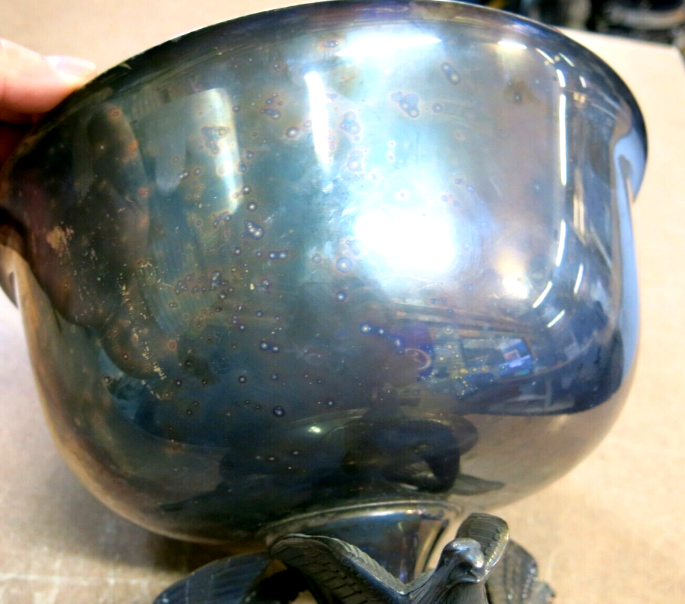 International Silver Co. Large Silver-Plated Punch Bowl