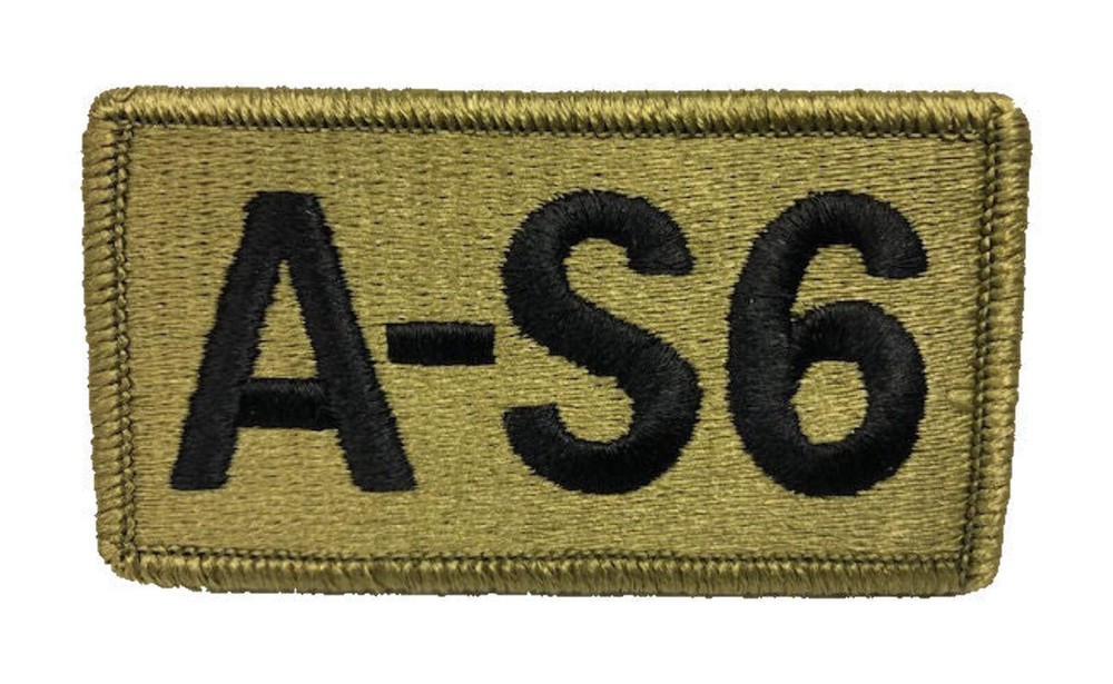 A-S6 OCP Patch - U.S. Army Patch
