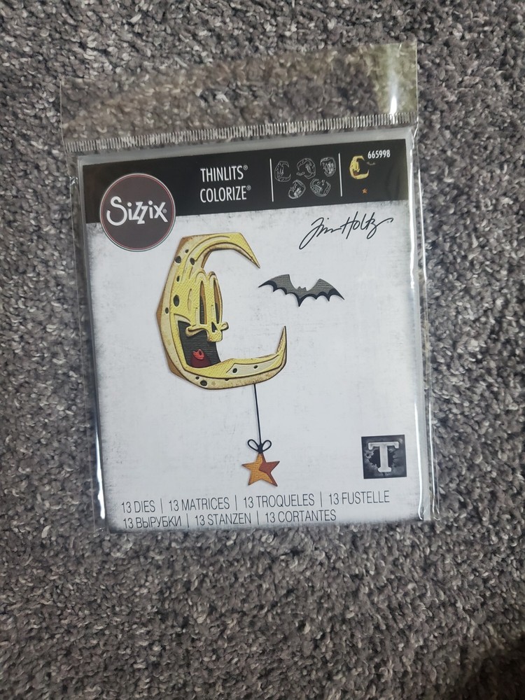 Sizzix Halloween Thinlits Dies, Otis Colorize 665998