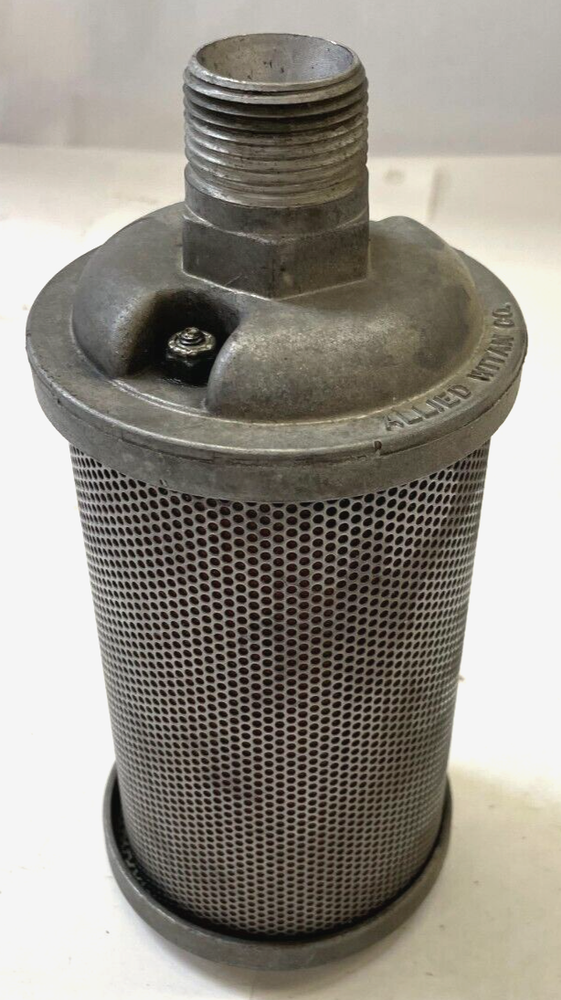 ATO MUFFLER COMPRESSOR MUFFLER MODEL 10 1" THREAD LENGTH 9" OVERALL LENGTH