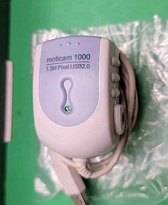 Motic Moticam 1000 Digital Microscopy 1.3MP USB2.0 Camera & Lenses Plus.