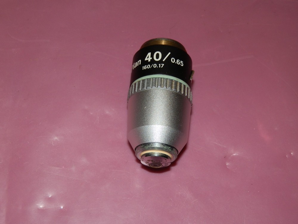 Nikon E Plan 40X/0.65 160/0.17 Microscope Objective Lens - Labophot Etc.