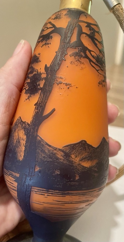 Richard Cameo Glass Perfume Atomizer