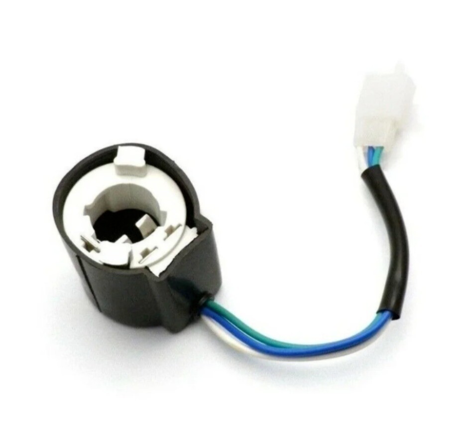BA20D Headlight Bulb Socket Ignitor Wire GY6 -50 Chinese Scooter 1PC