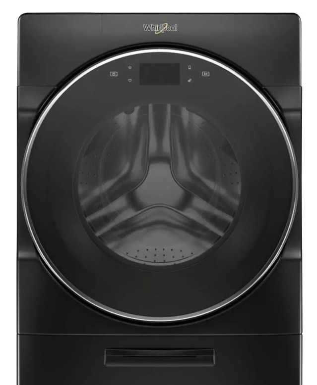 Whirlpool WFW9620HBK 5.0 Cu. Ft. Stackable Smart Front Load Washer
