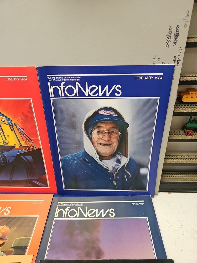 Info Magazine Union Pacific System 1984 11 Issues