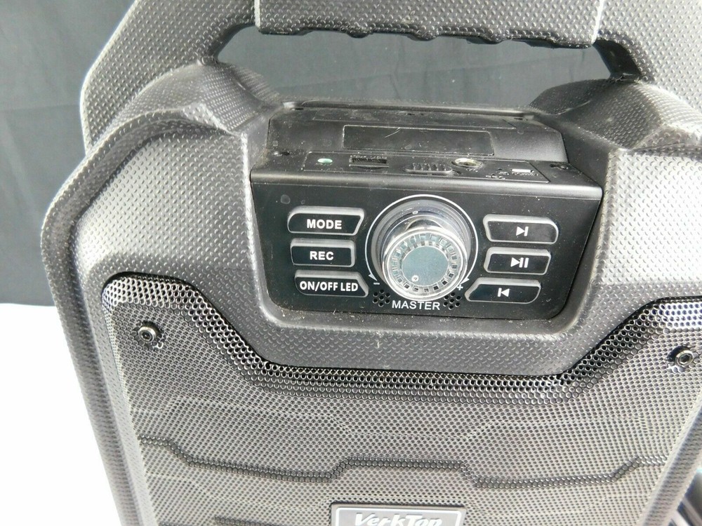 VerkTop Portable Speaker with Microphone - Black