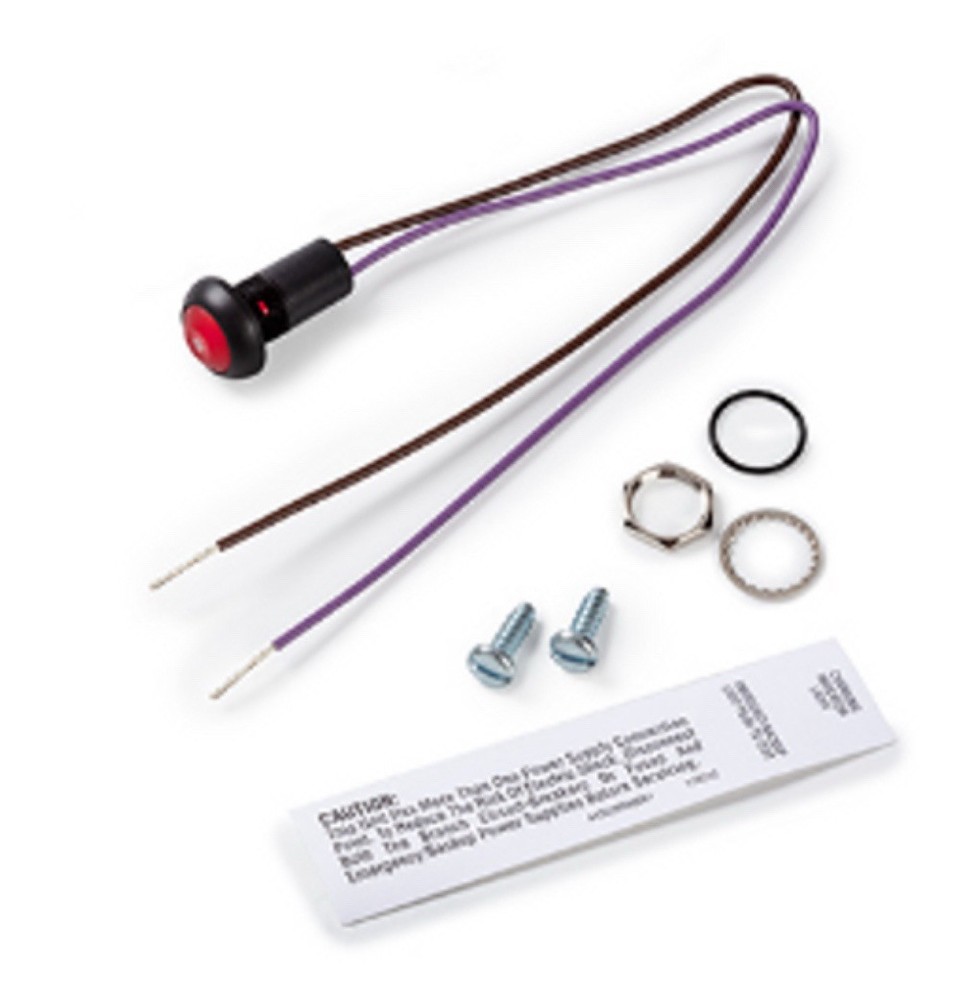 (2 Pack) PRT00138 Bodine Two-Wire Indicator Light/Test Switch (2W-ITS) IP67 New