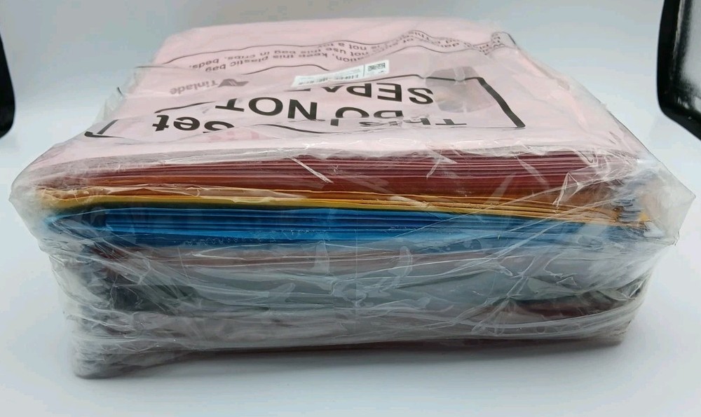 Tinlade 24 Pcs Multicolored Hanging File Folders