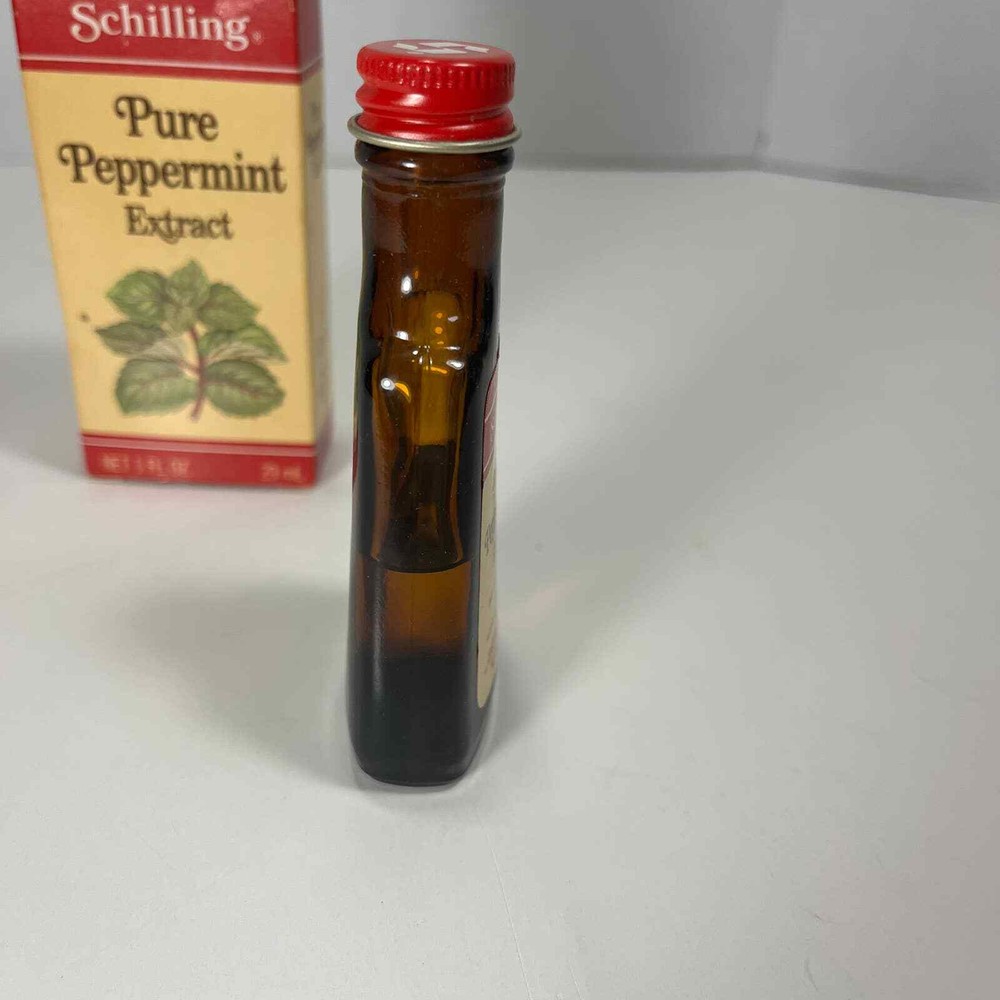 Vintage Schilling Pure Peppermint Extract