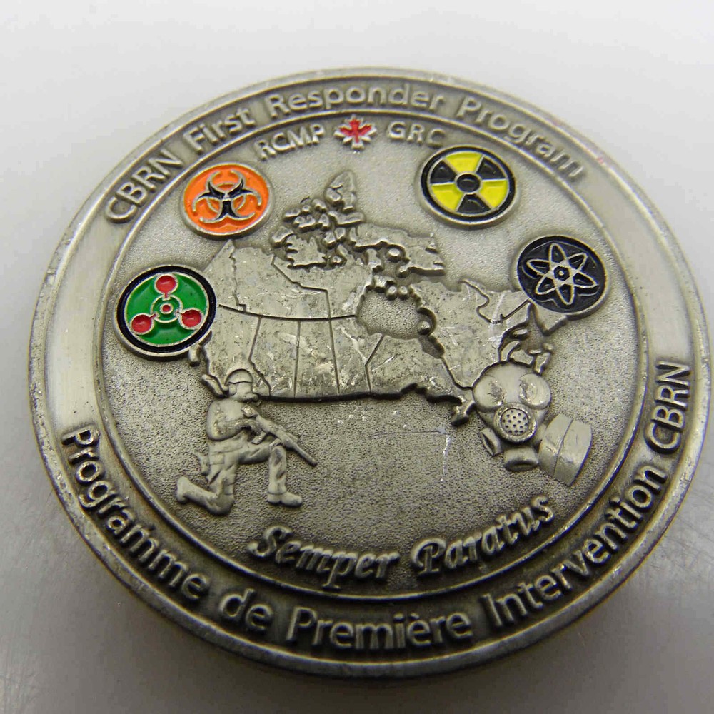 RCMP GRC CBRN FIRST RESPONDER PROGRAM CRITICAL INCIDENT PROGRAM CHALLENGE COIN
