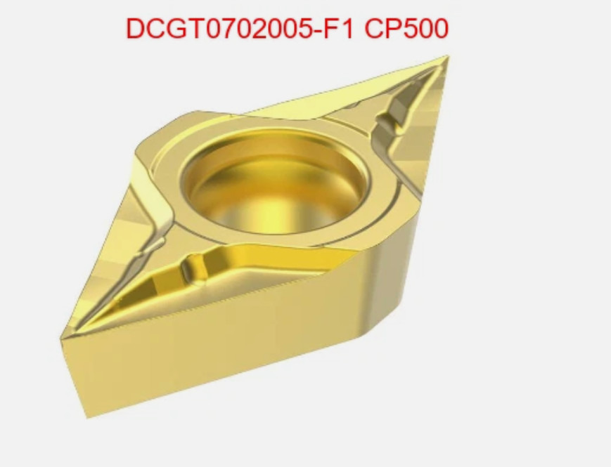 10 PCS  ORIGINAL  INSERTS       DCGT0702005-F1 CP500