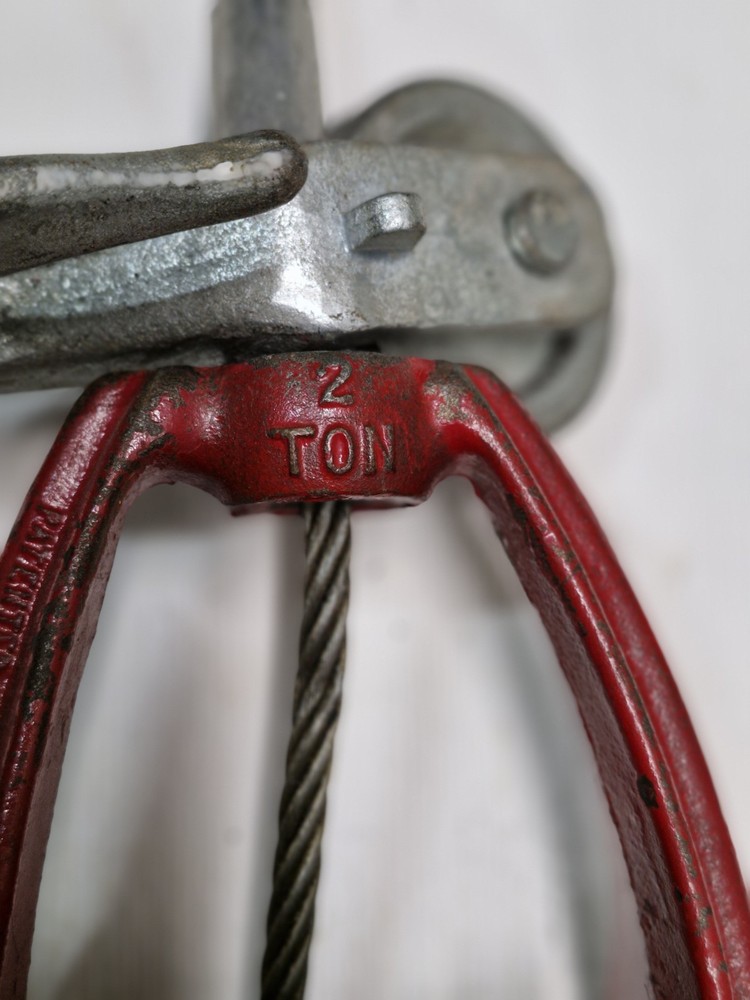 2 ton Wyeth-Scott More Power Puller Wire Cable, With Double Line