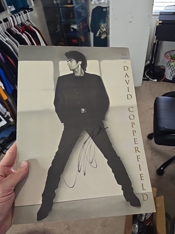 The Magic of David Copperfield - Signed 1992 Program Guide.