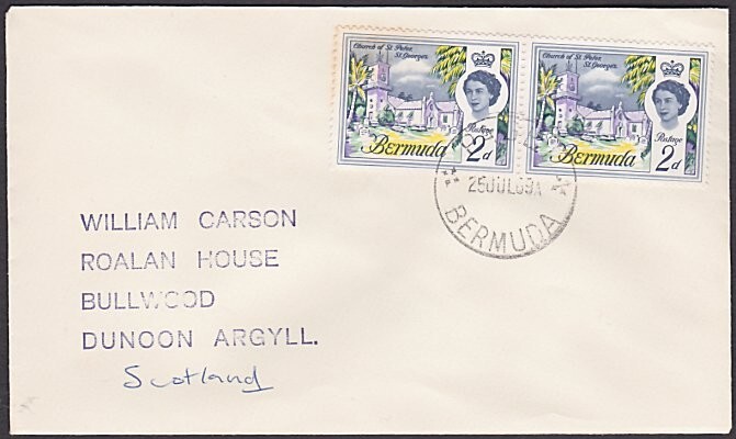 BERMUDA 1969 cover - PAGET cds.............................................A1395