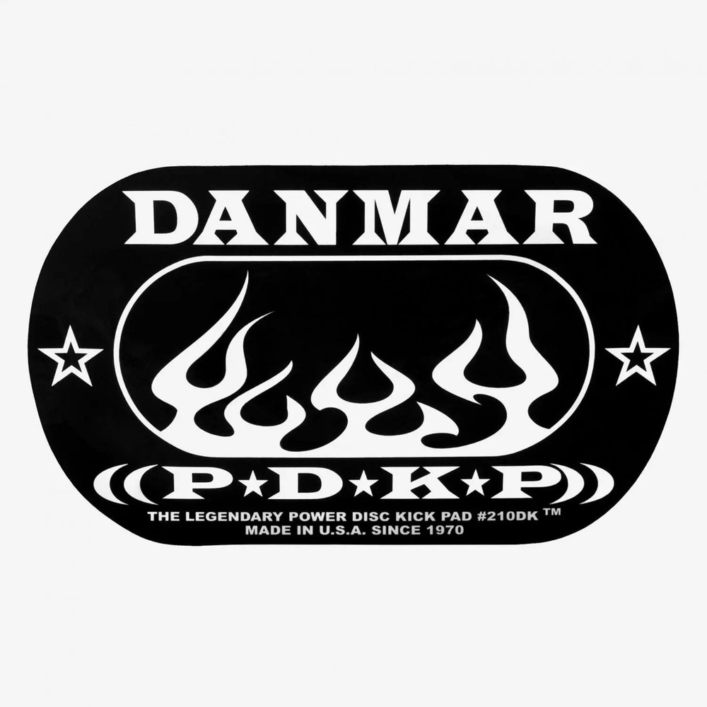 Danmar Double Power Disc Kick Pad, Skulls