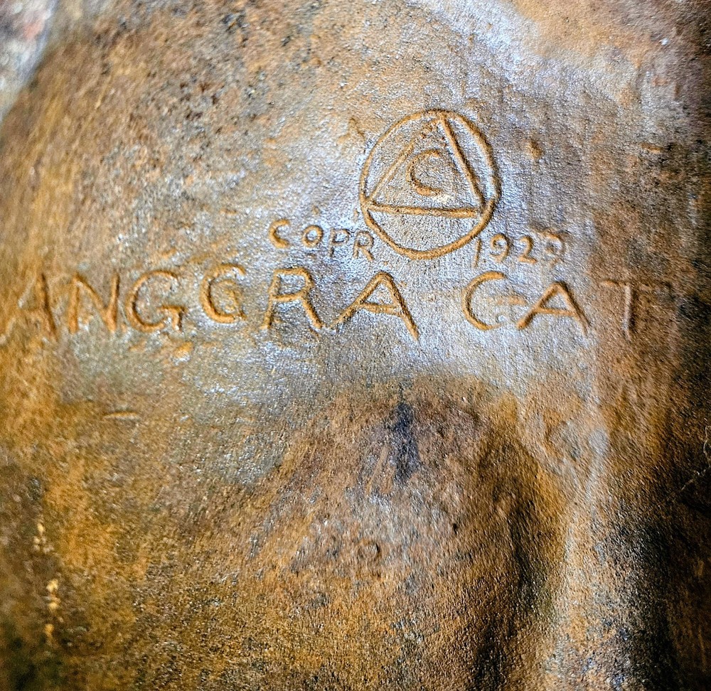 1929 Angora Cat Doorstop