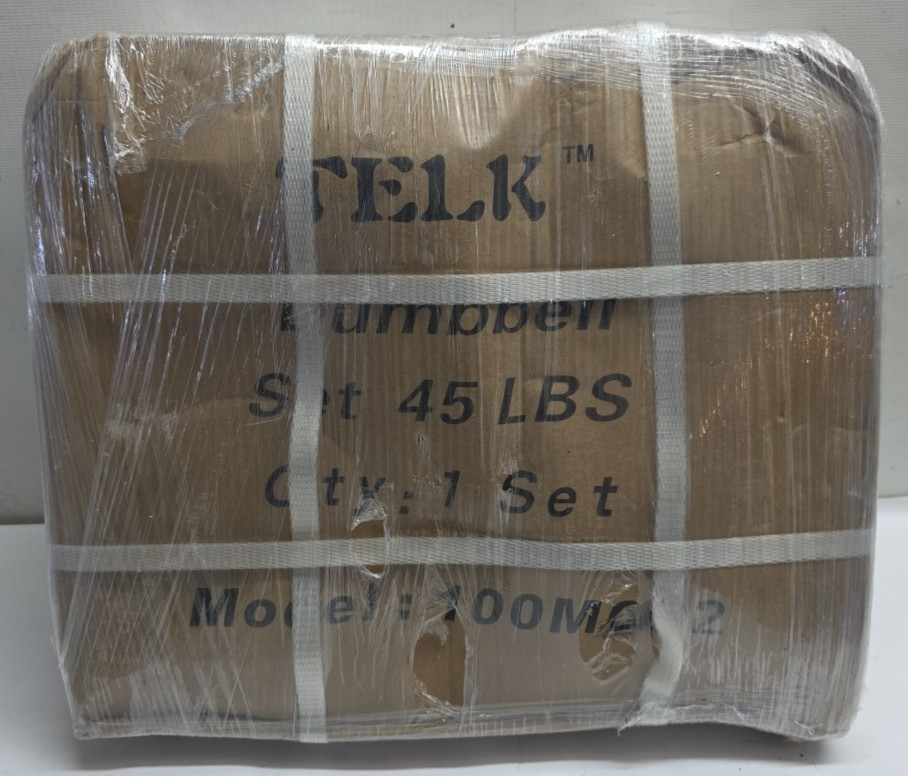 TELK Adjustable Dumbbells Cast Iron Weight Available for 45 LBS