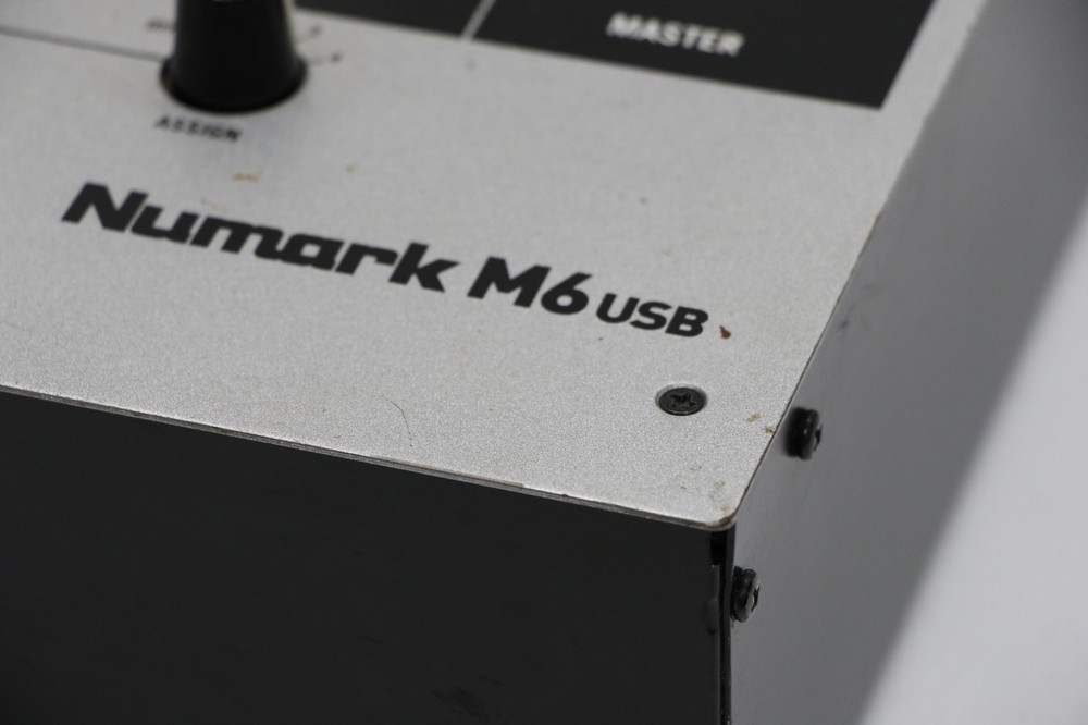 Numark M6 4-Channel USB DJ Mixer W/ Power Cable