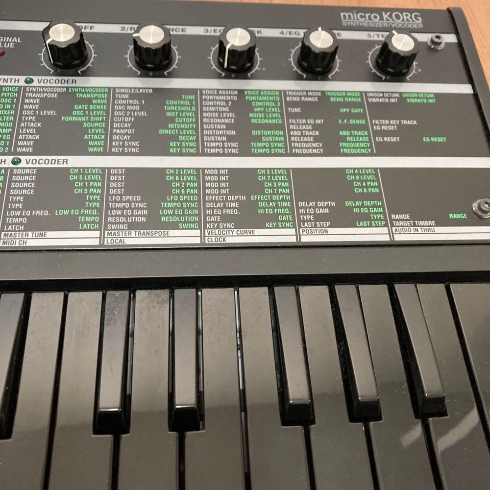microKORG Black key version Body only Used Rare