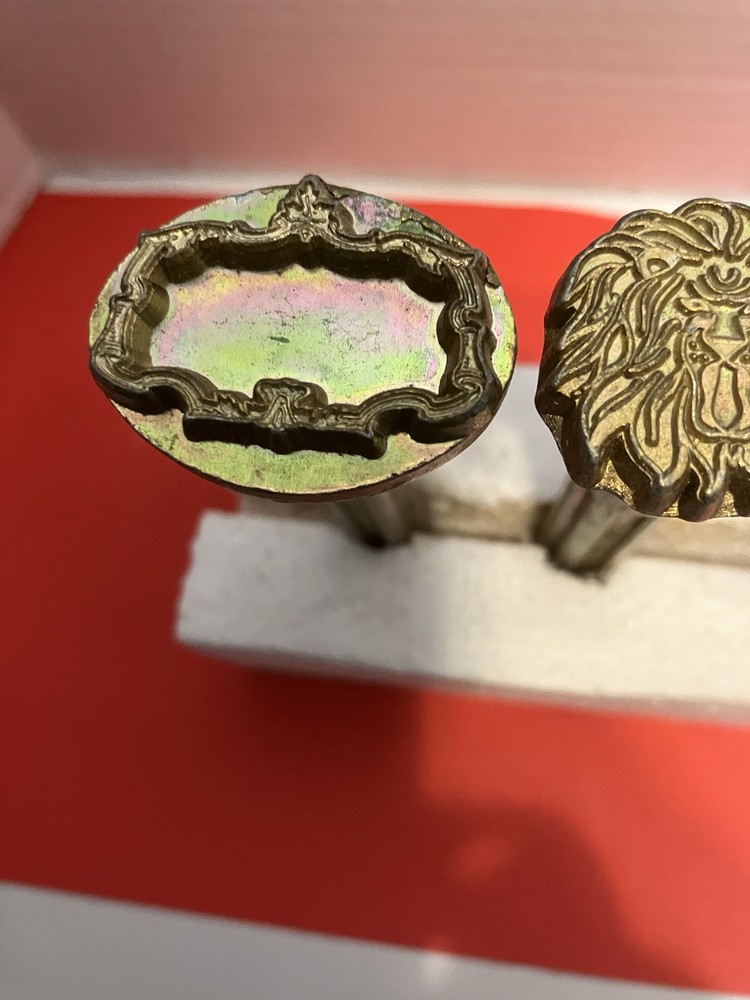 Vintage 7 Leather Tool Stamps Basic Tool USA