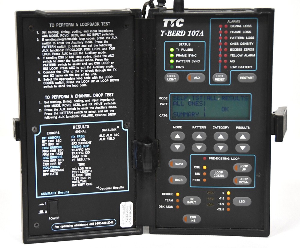 TTC Acterna T-Berd 107A T Carrier Analyzer